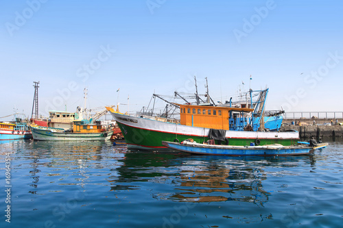 Visakhapatnam, INDIA - December 7 :Fishing harbor in Visakhapatnam was set up in 1976 spreading across 24 hectors of land . On December 7,2015 Visakhapatnam, India © SNEHIT PHOTO
