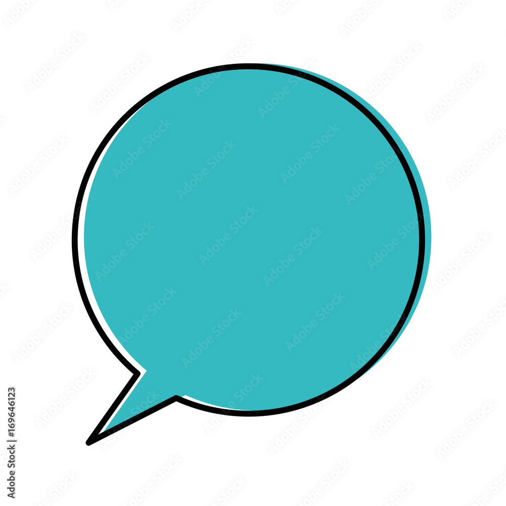 speech bubble icon over white background vector illustration speech bubble icon over white background vector illustration