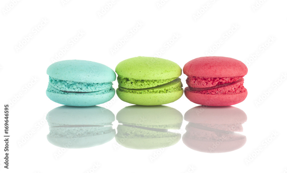 Sweet and colourful macaroons