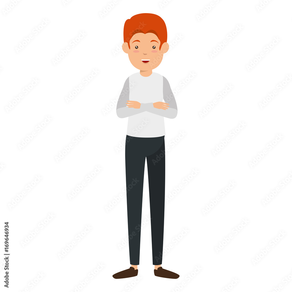 avatar man icon over white background vector illustration avatar man icon over white background vector illustration
