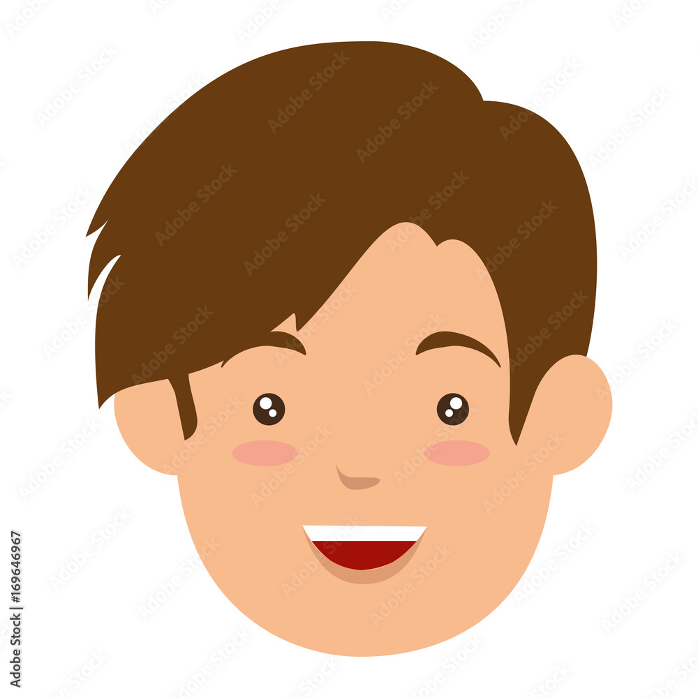 avatar man icon over white background vector illustration avatar man icon over white background vector illustration