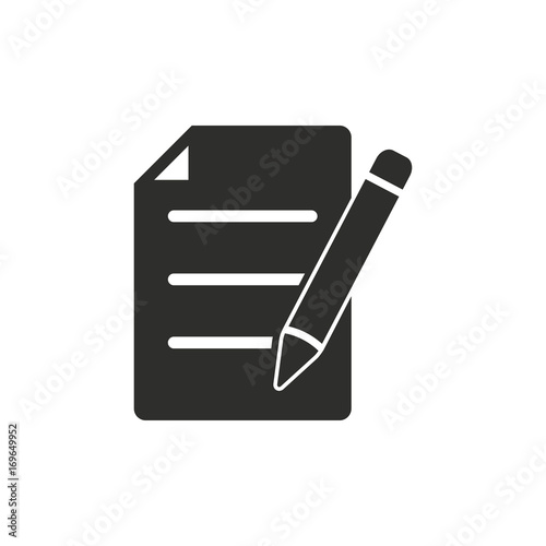 Notepad vector icon.