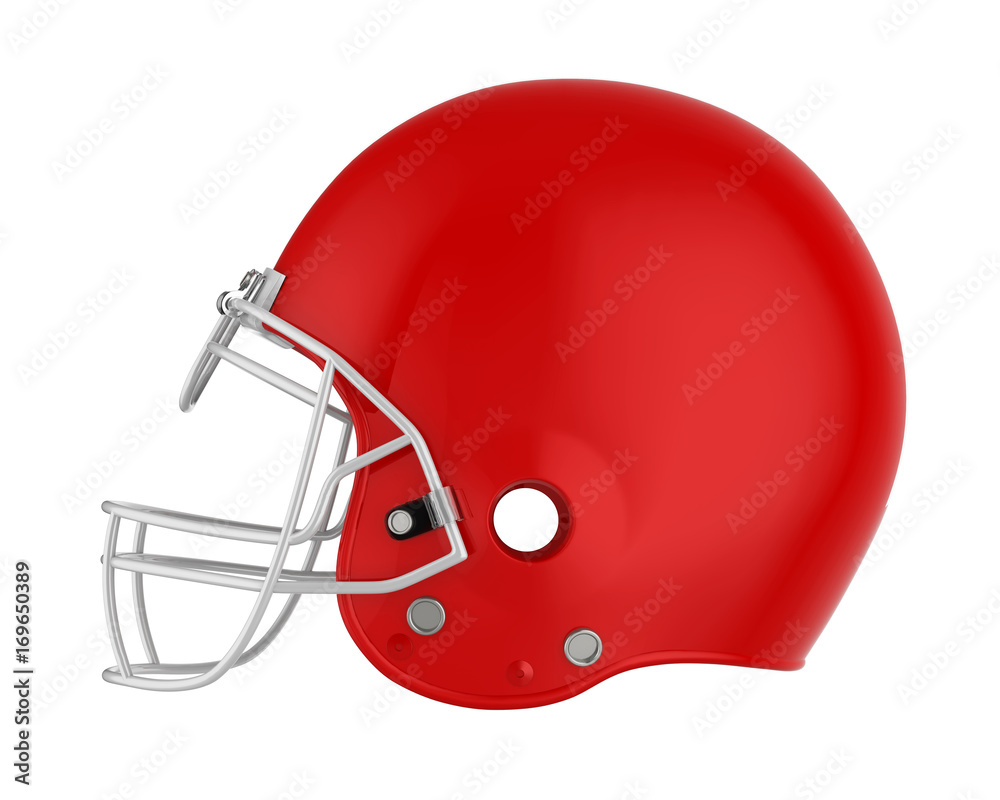 Fototapeta premium American Football Helmet Isolated