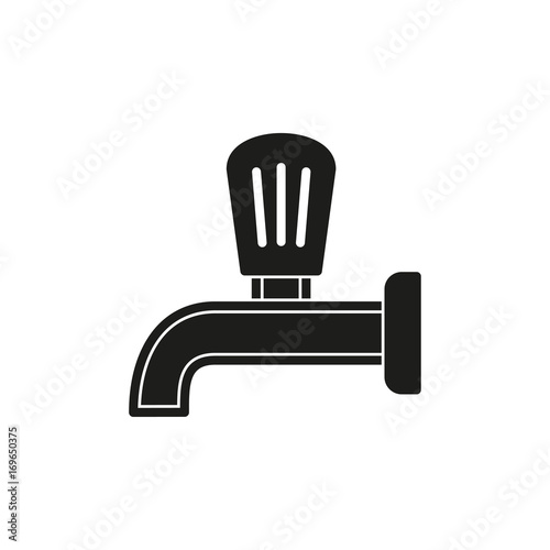 Faucet vector icon.