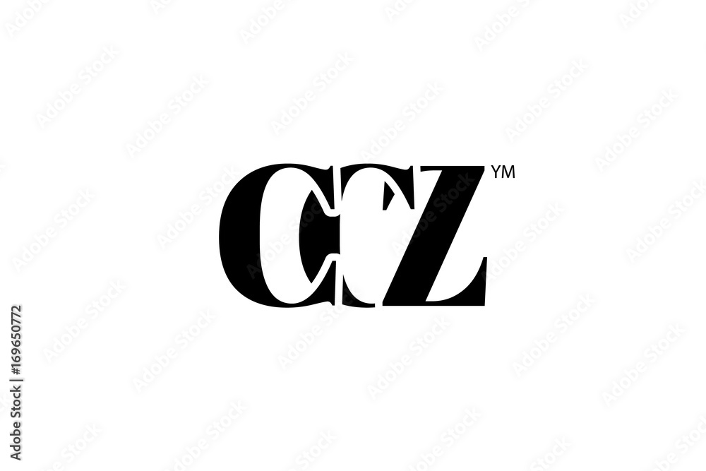 CCZ Logo Branding Letter. Vector graphic design. Useful as app icon ...