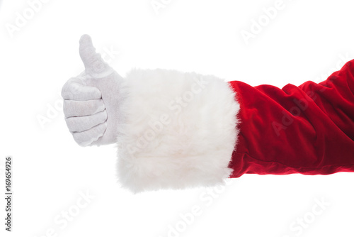 santa showing thumb up
