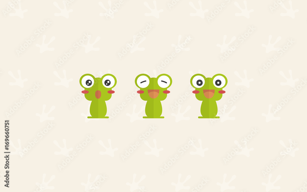 green frog flat cartoon wallpaper, pattern background, little frog Stock Vector | Adobe Stock green frog flat cartoon wallpaper, pattern background, little frog Stock Vector | Adobe Stock