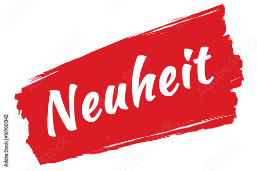 Wischer Neuheit auf rot photo