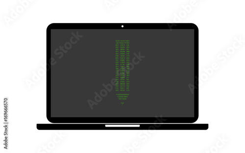 Hacker Laptop Stift
