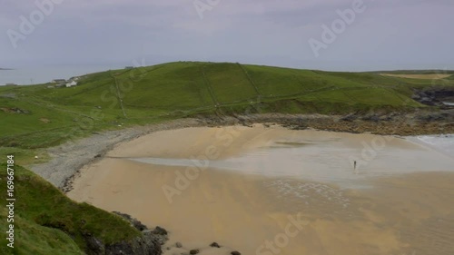 Hidden Beach On A Rainy Day, County Donegal, Ireland - Graded Version photo