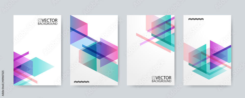 Geometric hologram trendy illustration background, placard, geometric style flat and 3d design elements. Retro art for covers, banners, flyers and posters.