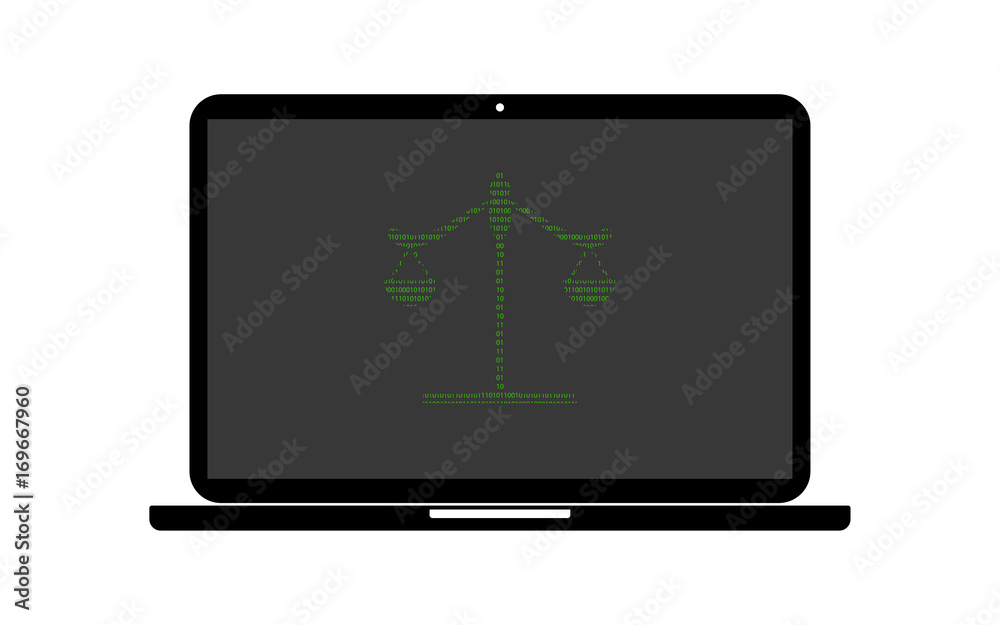 Hacker Laptop Waage Hacker Laptop Waage
