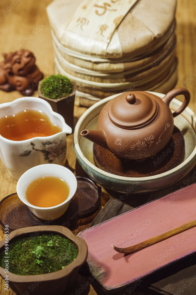 teapot and tea teapot and tea