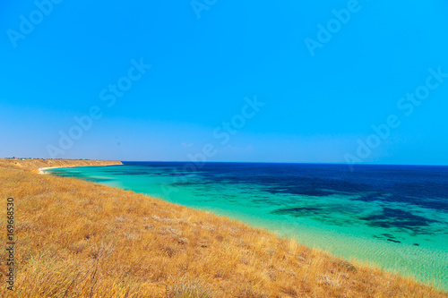 Coastline of the Black Sea  Crimea.