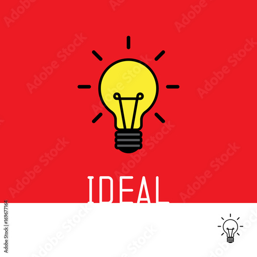 light bulb. Vector illustrator