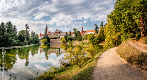 Canvas Print Pruhonice Castle, Czech Republic