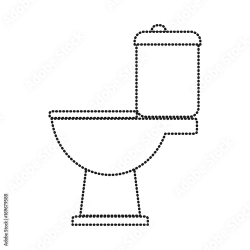 toilet icon over white background vector illustration © djvstock