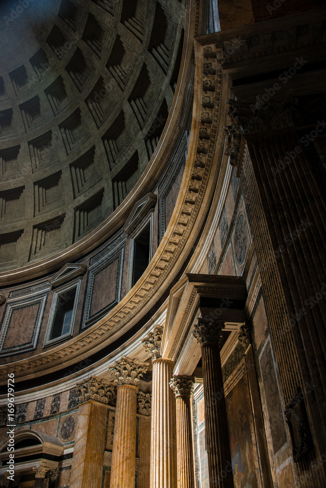 Innenansicht des Pantheons in Rom