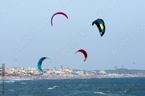 kitesurfing in Marina di San Nicola photo