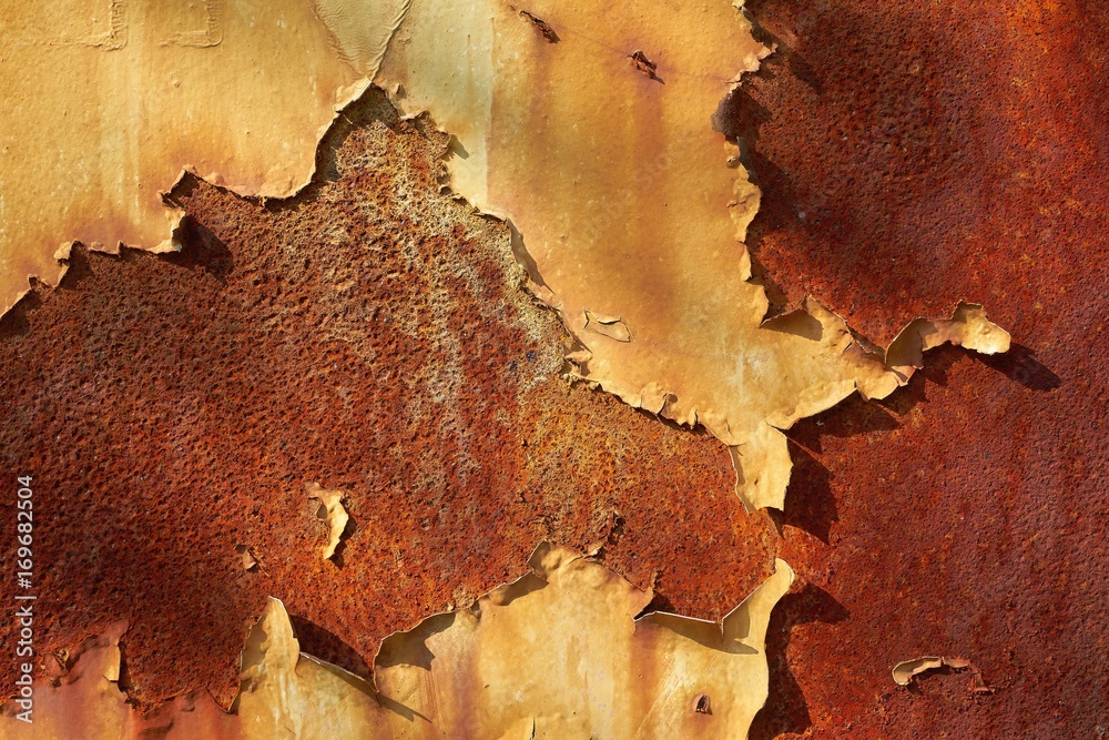 Rusty metal texture background 