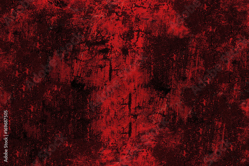 Red grunge background with stains