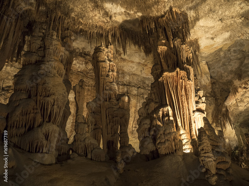 Figures in the caves of the Drach photo
