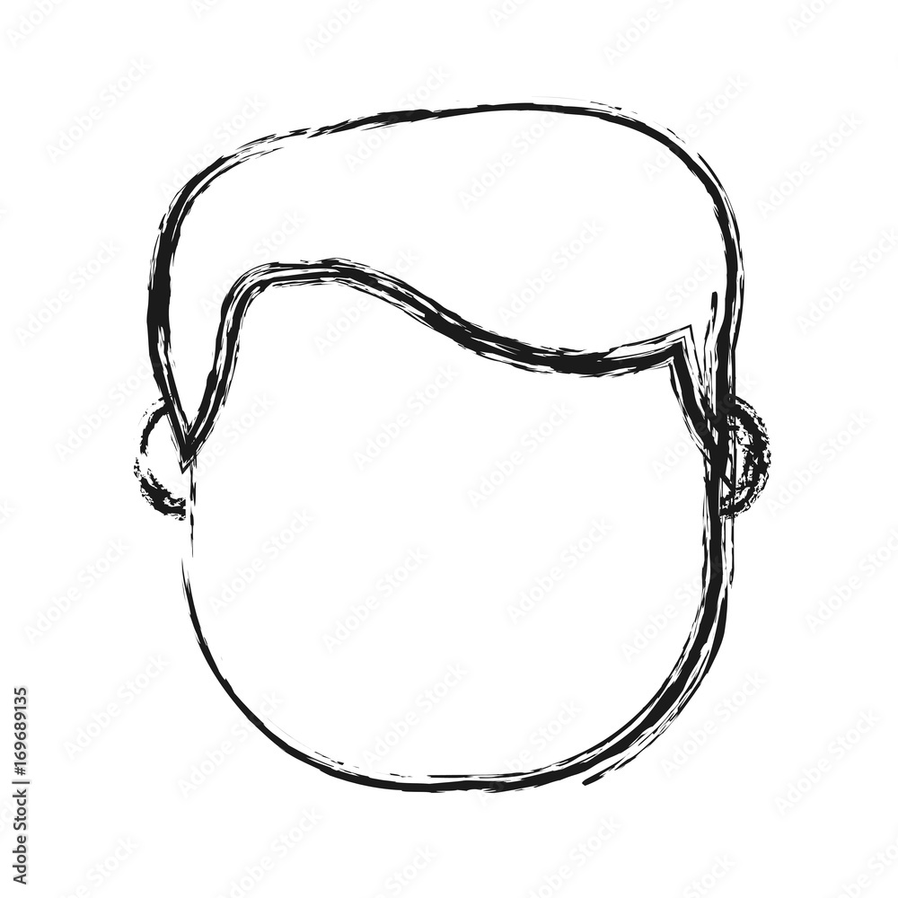 avatar man face icon over white background vector illustration avatar man face icon over white background vector illustration