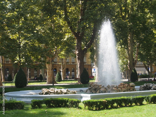 Stadtpark in Zagreb, Kroatien: Park Zrinjevac 