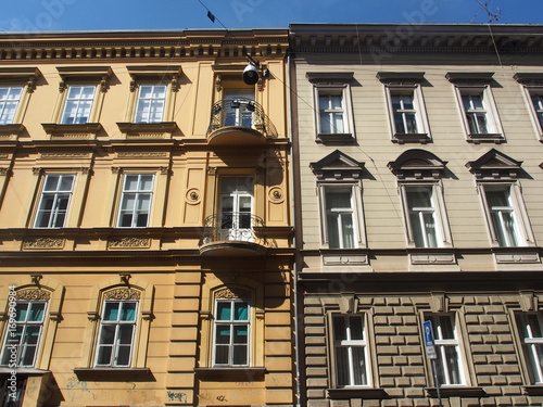 Zagreb  Kroatien  Altbaufassaden der Jahrhundertwende