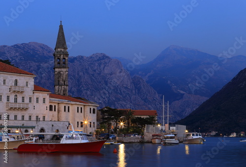 Perast sunset, Montenegro