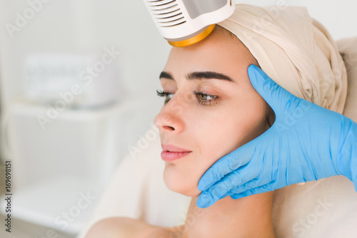 Cosmetic procedures in spa clinic