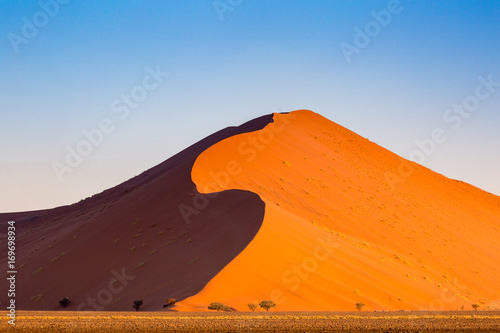 Fototapeta Naklejka Na Ścianę i Meble -  Namibia, Namib desert dunes at sunset, Africa