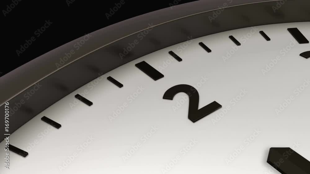 Close up at clock face.
Loop ready animation of passing time. Close up at clock face.
Loop ready animation of passing time.