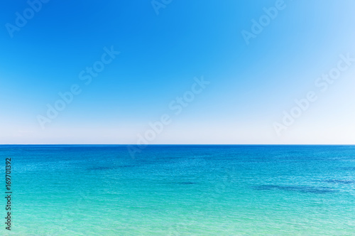 Fototapeta Naklejka Na Ścianę i Meble -  Beautiful sea and a blue sky