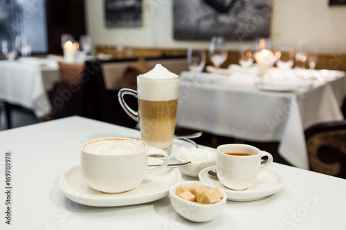 Breakfast coffee, barista 