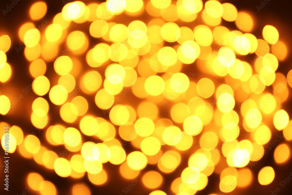 Christmas glowing lights, blurred view Christmas glowing lights, blurred view