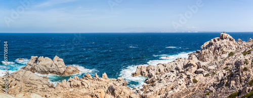 Coast of capo testa - sardinia, italy