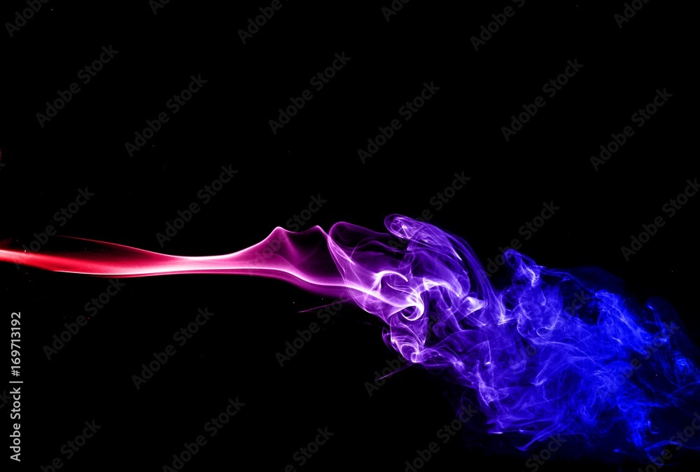 Abstract colorful smoke on black background, smoke background,colorful ink background,red and Blue fire,beautiful color smoke Abstract colorful smoke on black background, smoke background,colorful ink background,red and Blue fire,beautiful color smoke