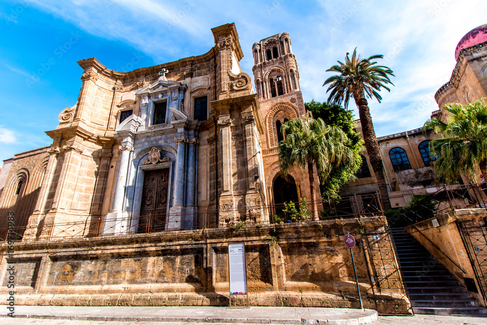Obraz premium The church Martorana, in Palermo, Italy
