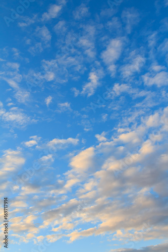 Beautiful abstract blue sky background and cloudy