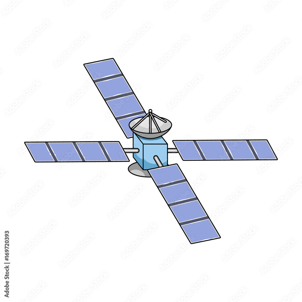 space station cartoon