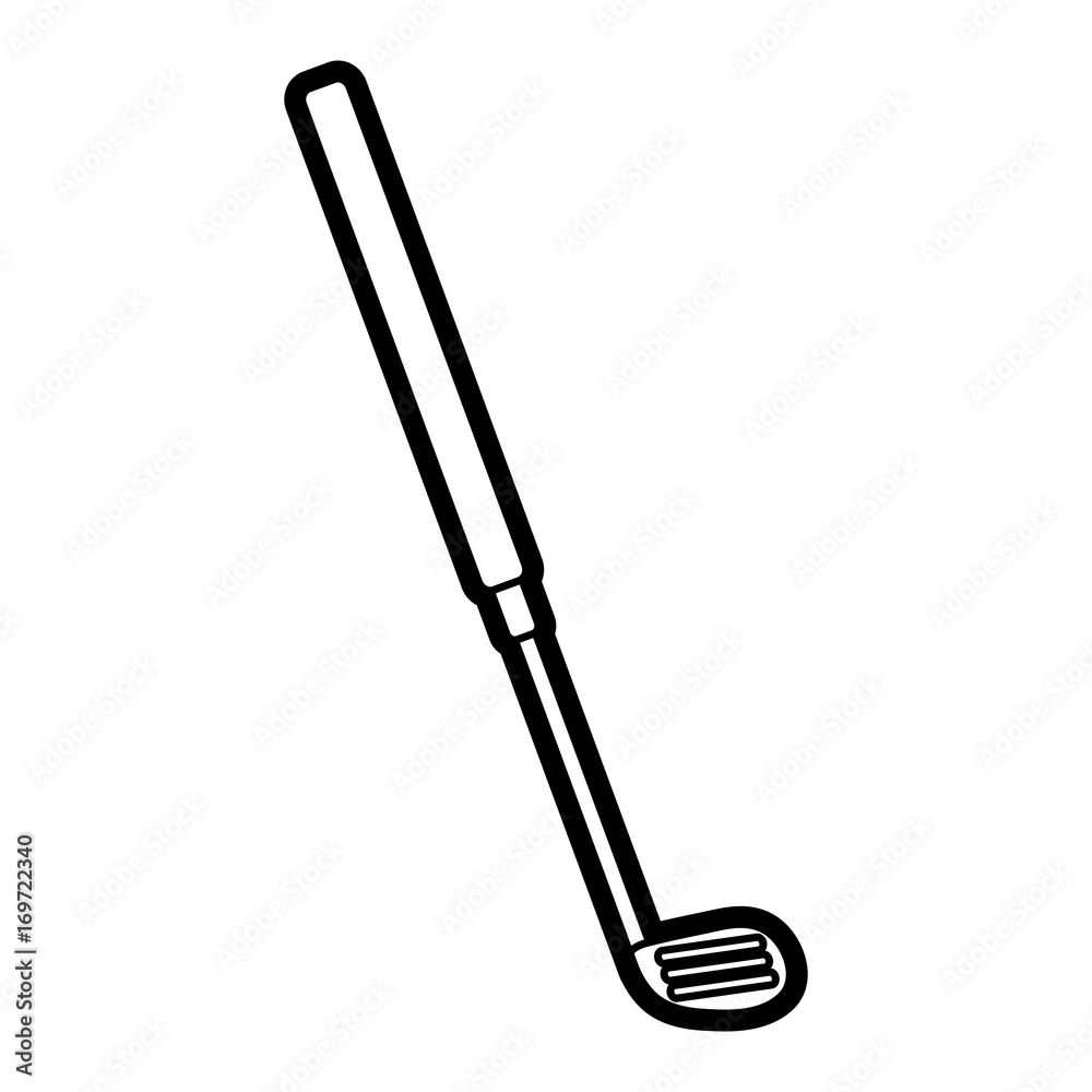 club icon Golf sport competition and game theme Isolated design Vector illustration club icon Golf sport competition and game theme Isolated design Vector illustration