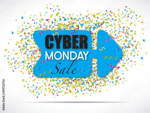 Étiquette flèche direction : Cyber Monday Sale