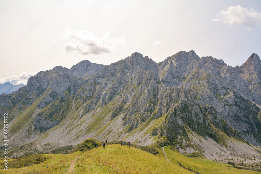 Naklejka premium cime alpine