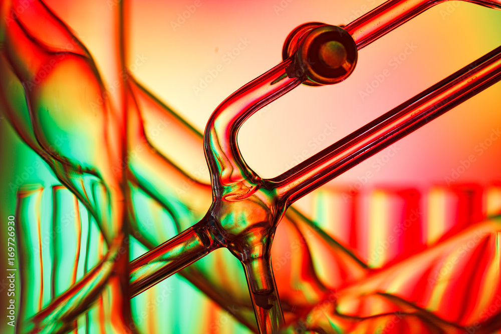 Chemical glass abstract background Chemical glass abstract background