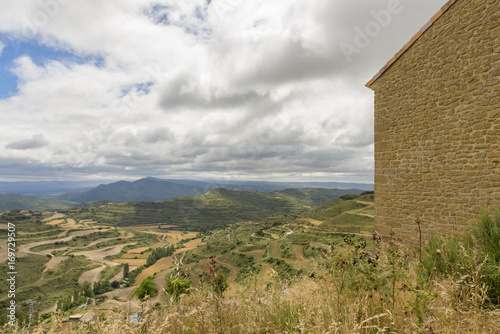 The town of Ujue in Navarra, Spain photo