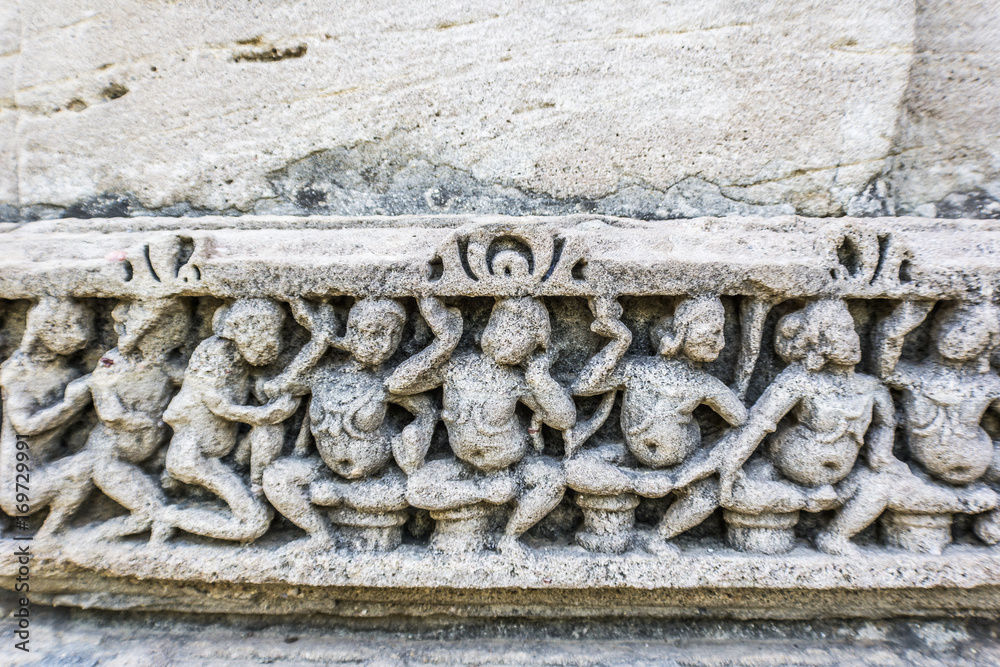 Sculpture on Modhera Sun Temple