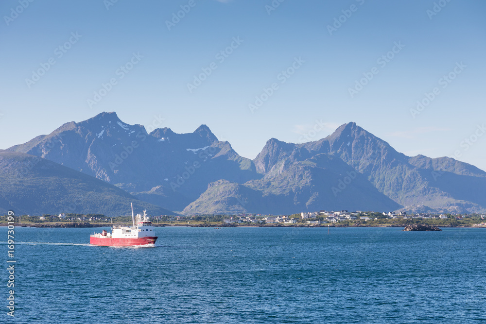 Paysage des îles Lofoten, Norvège Paysage des îles Lofoten, Norvège