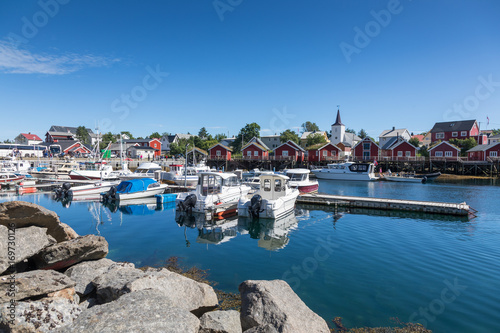 Village de Reine, dans les îles Lofoten, Norvège