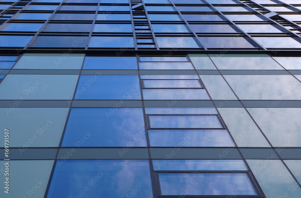 mirror windows building blue tower skyscraper facade business background mirror windows building blue tower skyscraper facade business background